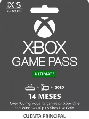 XBOX GAME PASS ULTIMATE SUSCRIPCIÓN DE 14 MESES CUENTA PRINCIPAL